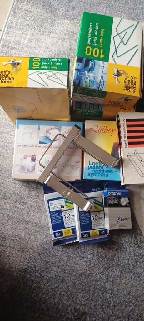 Archiefbinders, Enlèvement