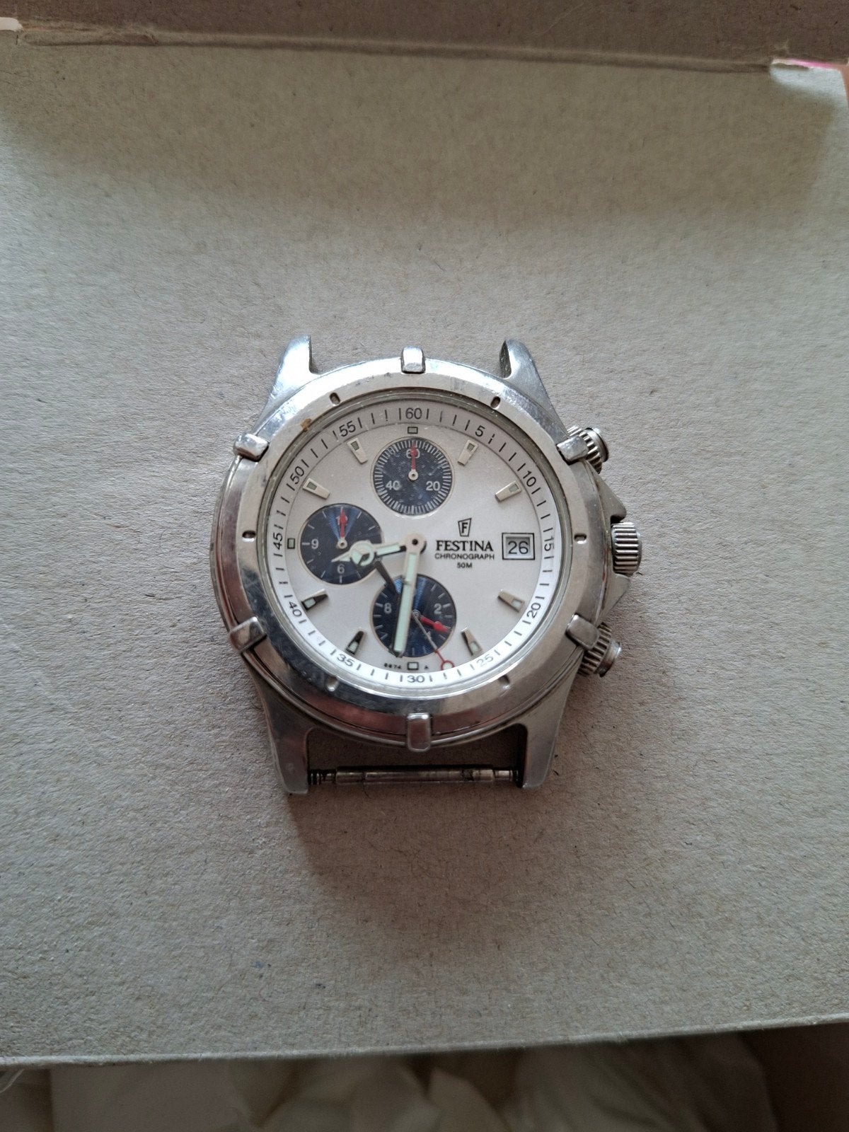 Festina 8874 Chronograaf 50 M horloge, Handtassen en Accessoires, Horloges | Heren, Ophalen of Verzenden