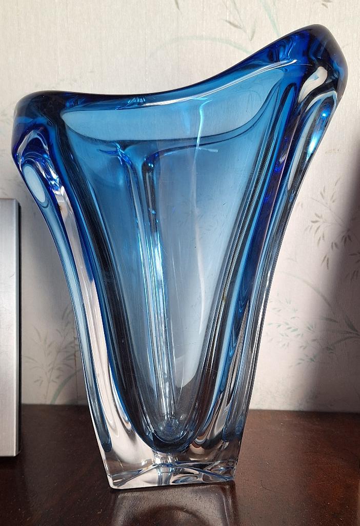 Vaas kristal Val St Lambert VSL, Antiek en Kunst, Ophalen