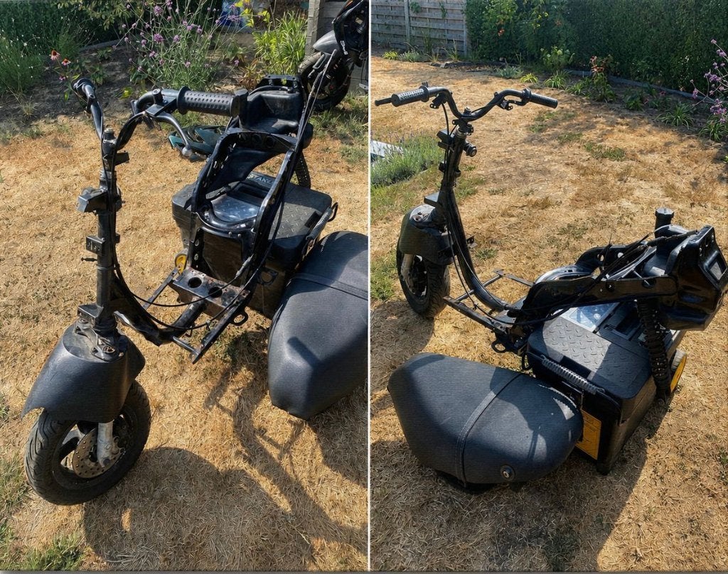B klasse ZIP frame, Fietsen en Brommers, Brommeronderdelen | Scooters, Ophalen, Gebruikt, Frame, Piaggio
