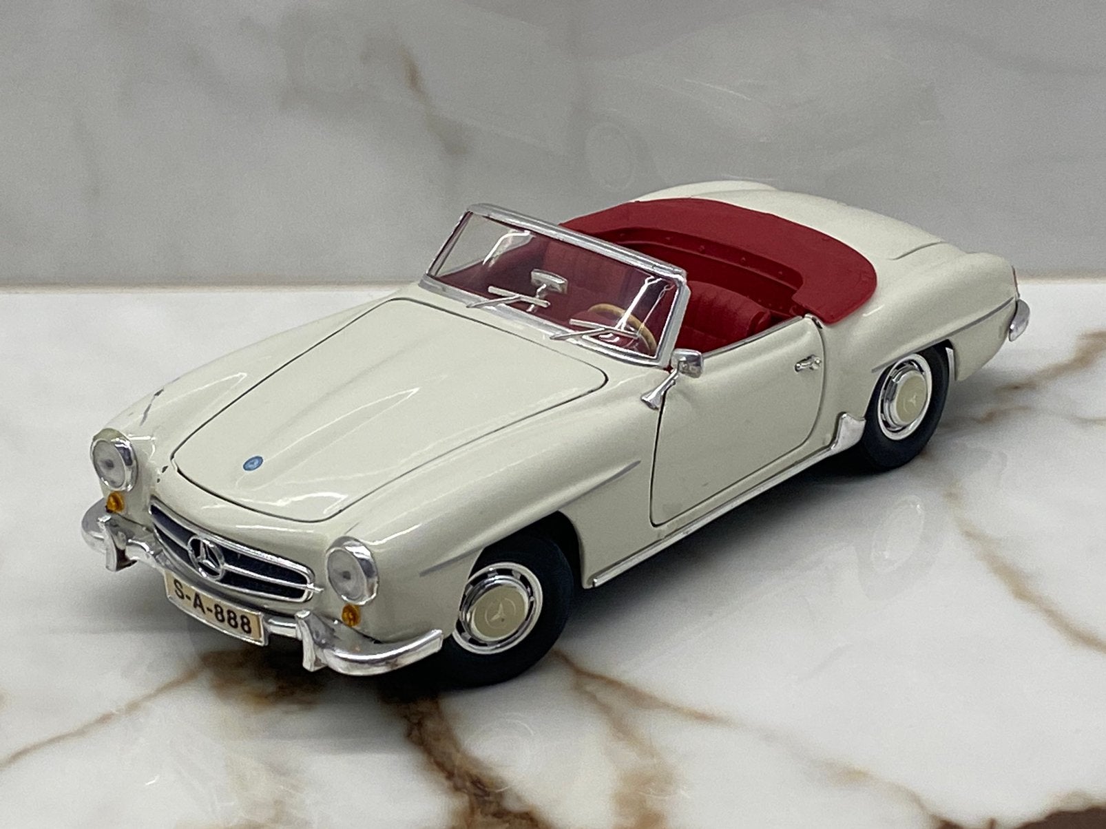 Maisto Mercedes-Benz 190SL - 1:18, Ophalen of Verzenden, Zo goed als nieuw, Auto, Maisto
