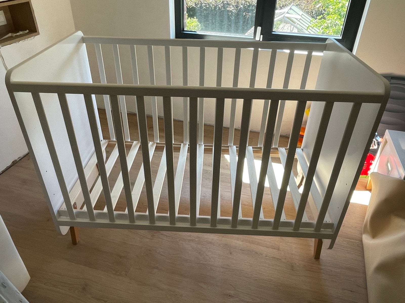 Quax bed loft 60x120 inclusief aerosleep matras, Kinderen en Baby's, Babywiegjes en Ledikanten, Ophalen, Gebruikt, Ledikant