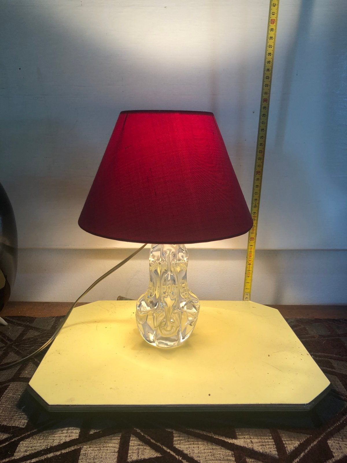Lampe en cristal, Enlèvement ou Envoi, Utilisé, Ampoule LED