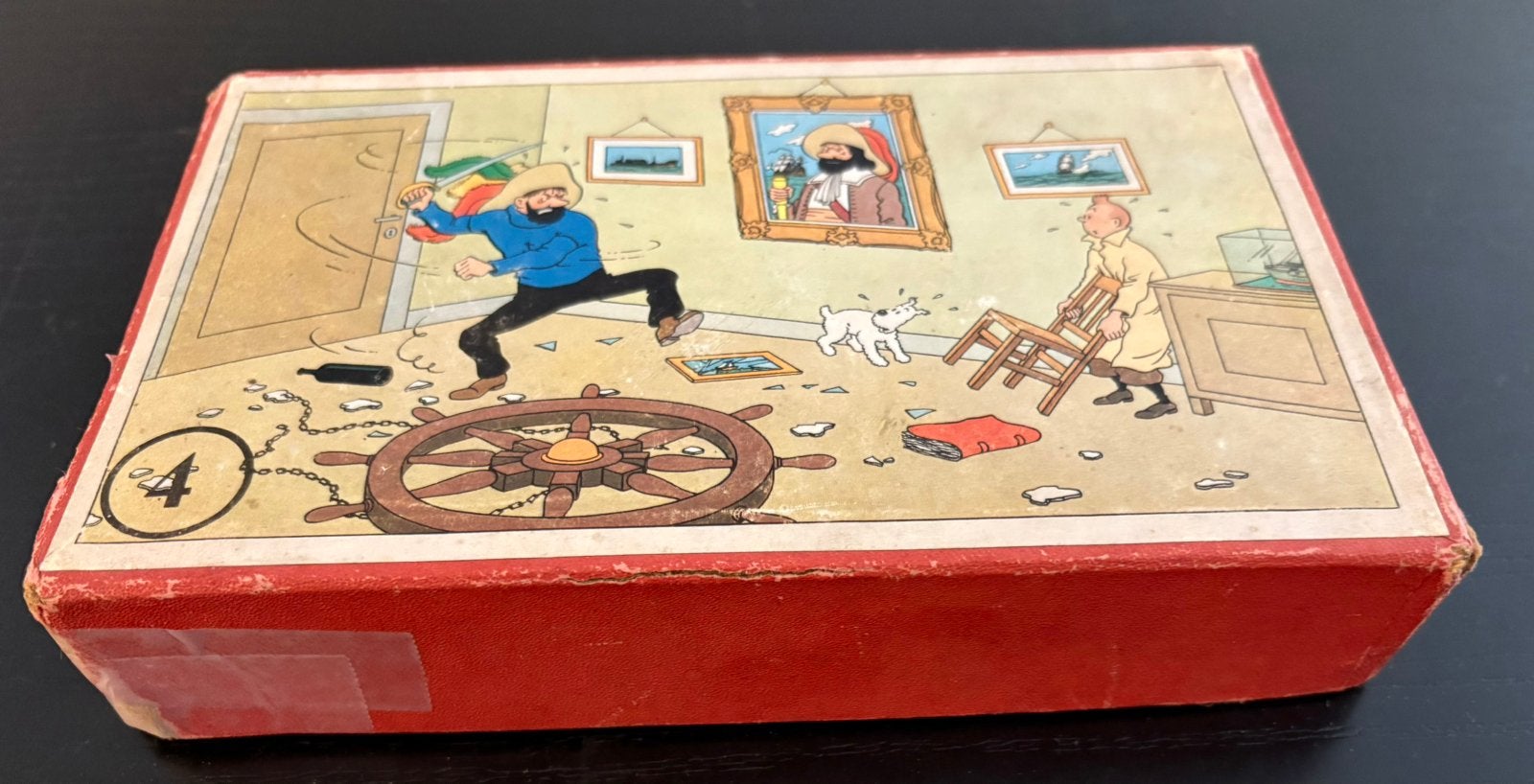 Kuifje Tintin puzzel puzzle, Verzenden, Gelezen
