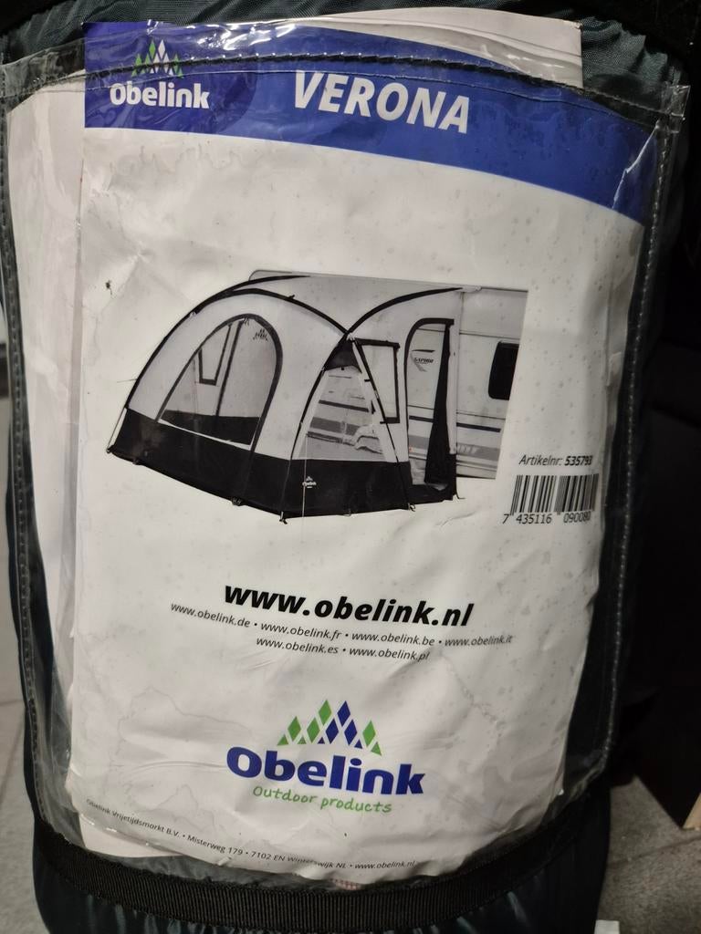 Voortent Verona, Caravans en Kamperen, Tenten, Ophalen