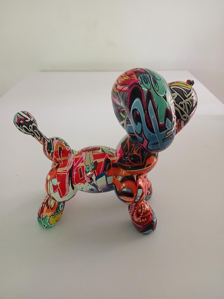Street Art Balloon Dog – Eye-catcher in Graffiti Stijl, Antiek en Kunst, Kunst | Designobjecten, Ophalen