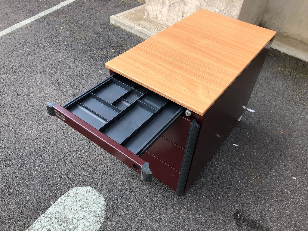 Meuble à tiroirs mobile Robberechts 3 tiroirs 62x43x76 cm, 3 ou 4 tiroirs, Moins de 100 cm, Enlèvement, Utilisé