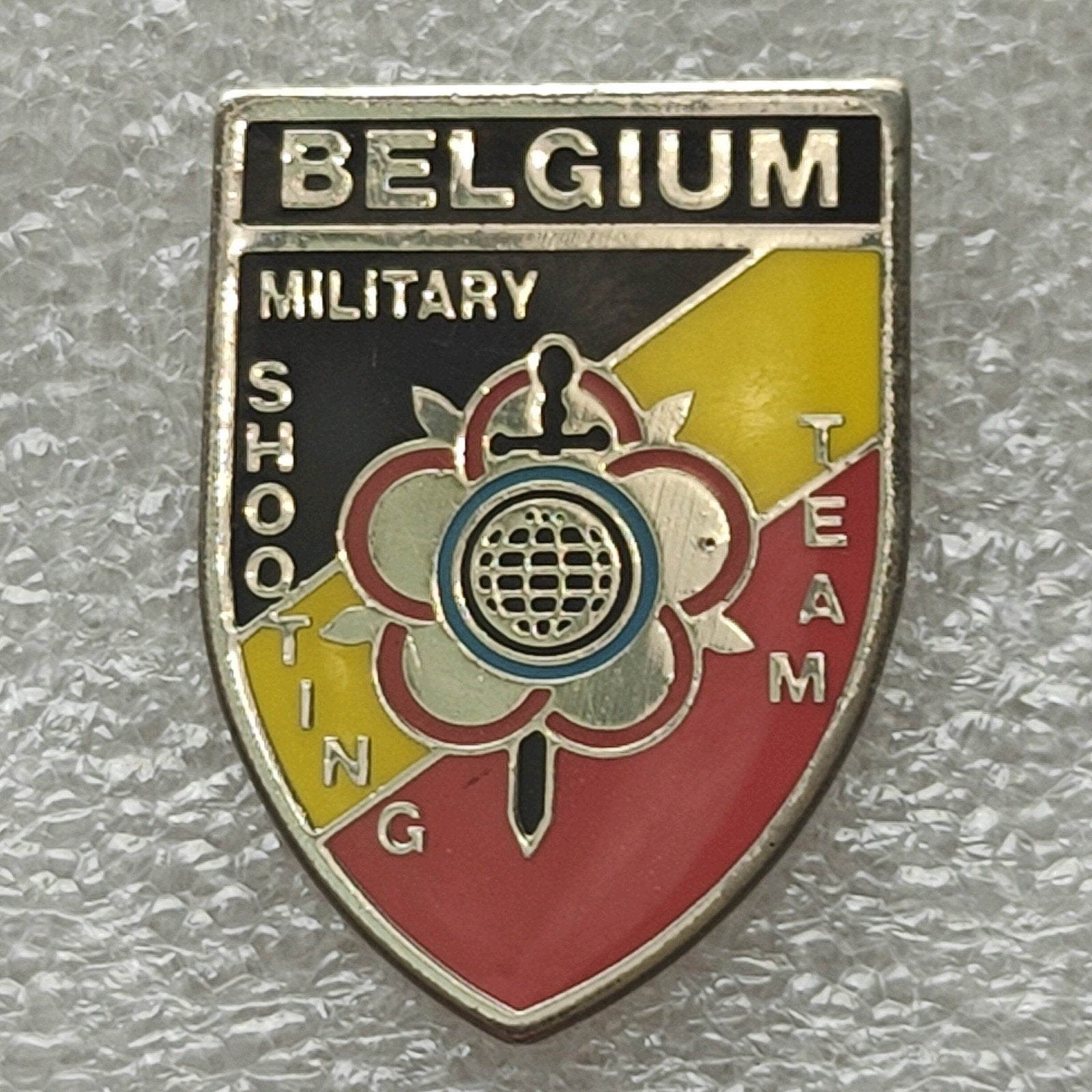 Equipe de tir militaire belge, Collections, Objets militaires | Général, Enlèvement ou Envoi, Emblème ou Badge