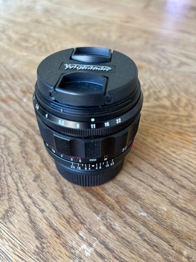 Voigtländer Nokton 50mm F/1.2 Type II ASPH Leica M, Audio, Tv en Foto, Ophalen of Verzenden, Zo goed als nieuw