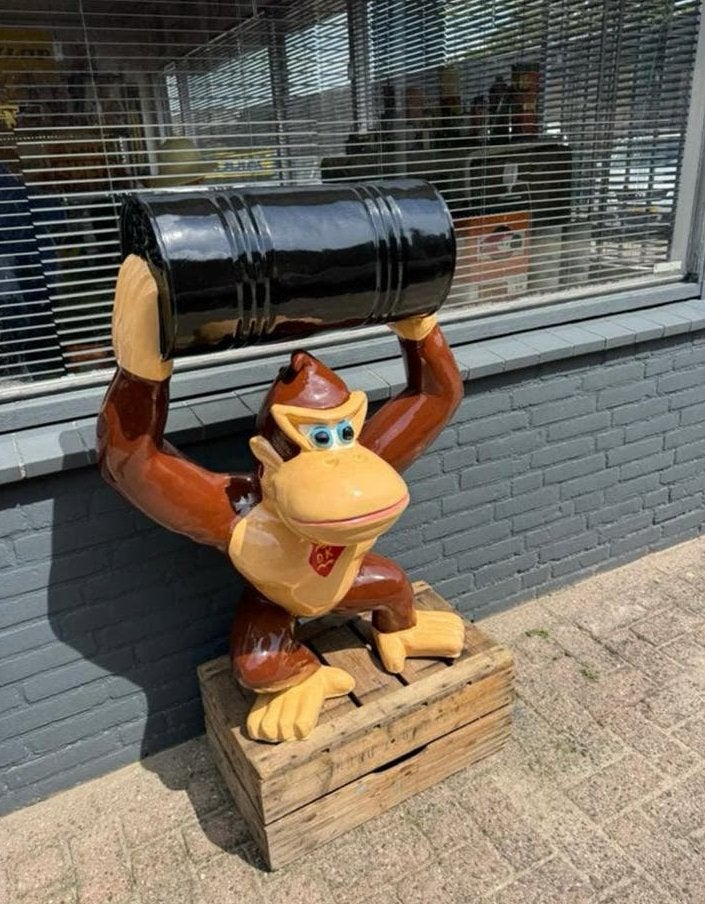 Groot Donkey Kong beeld, Verzamelen, Ophalen, Zo goed als nieuw, Dier