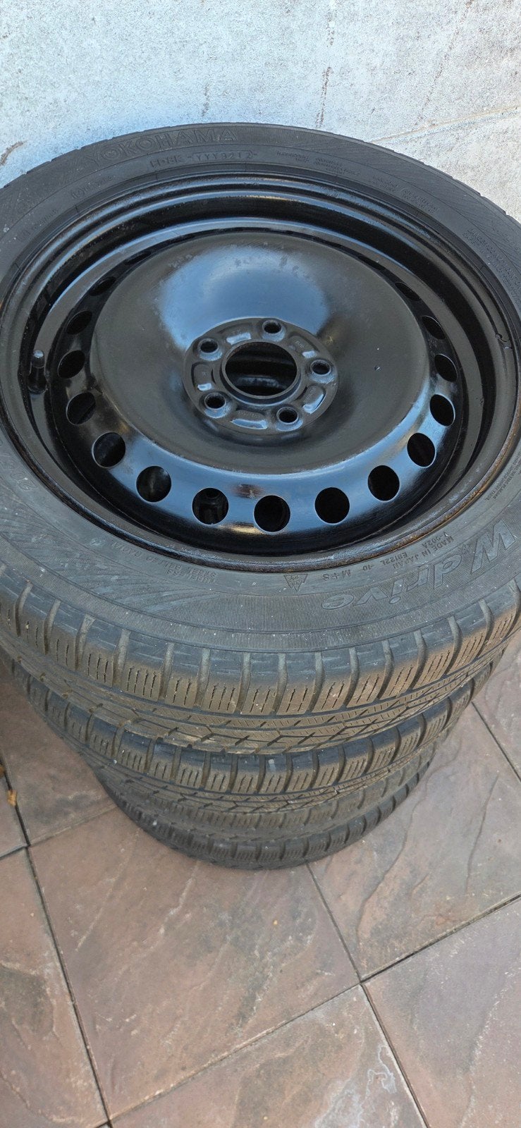 Stalen velgen met winterbanden 16 inch, Auto-onderdelen, Ophalen