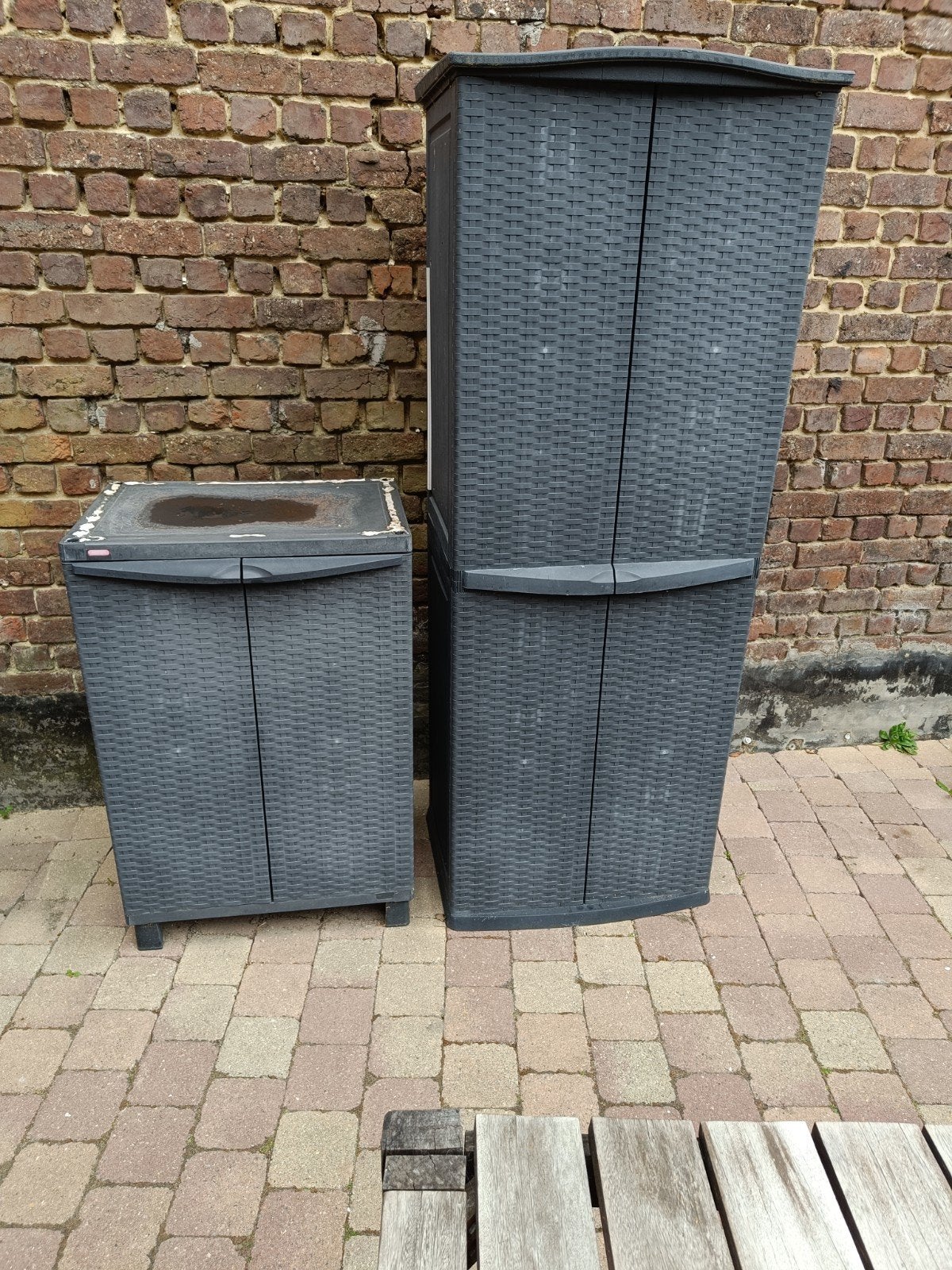 tuinberging, Tuin en Terras, Bergingen en Tuinkasten, Ophalen, Gebruikt, Kunststof