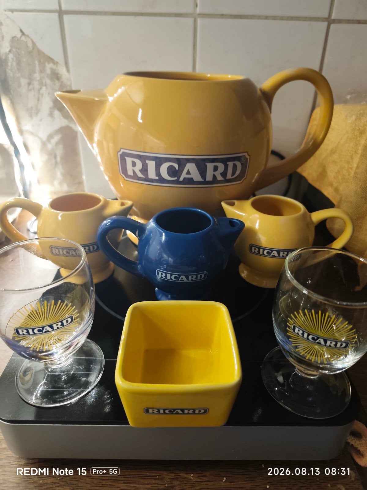 ensemble Ricard impeccable 50€ prix fix, Antiek en Kunst, Ophalen