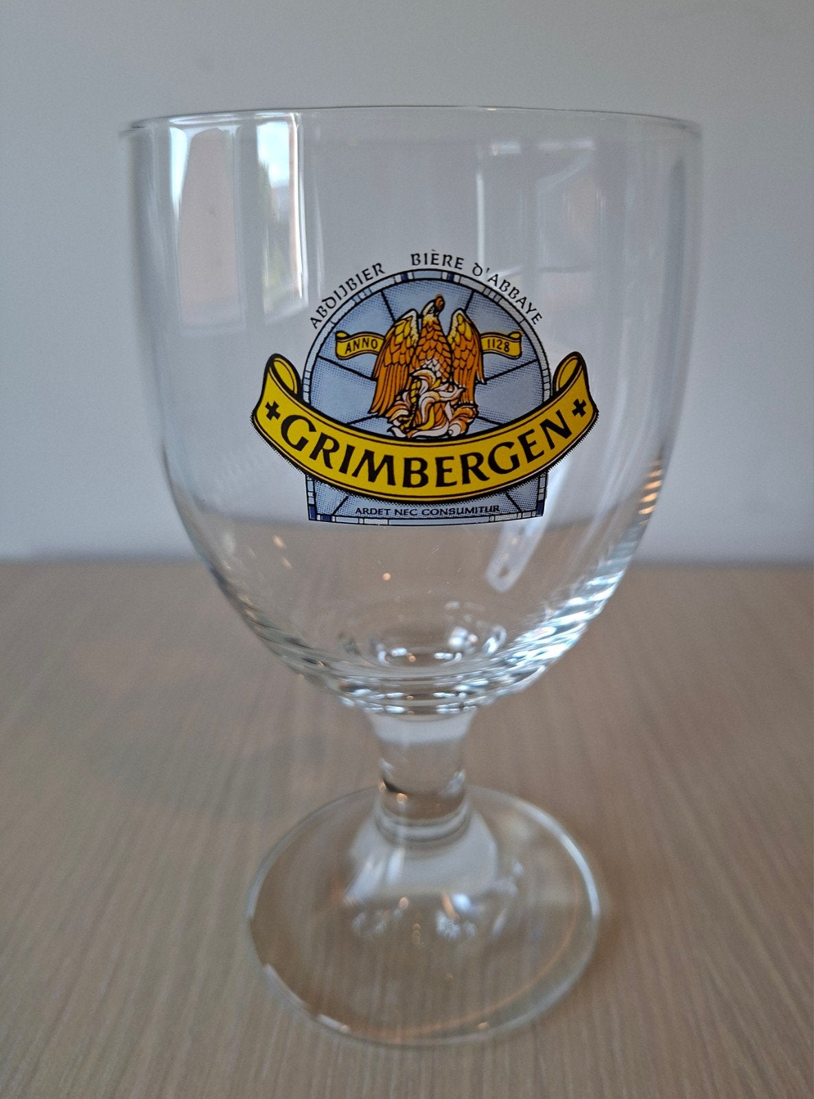1 verre à bière Grimbergen, Enlèvement