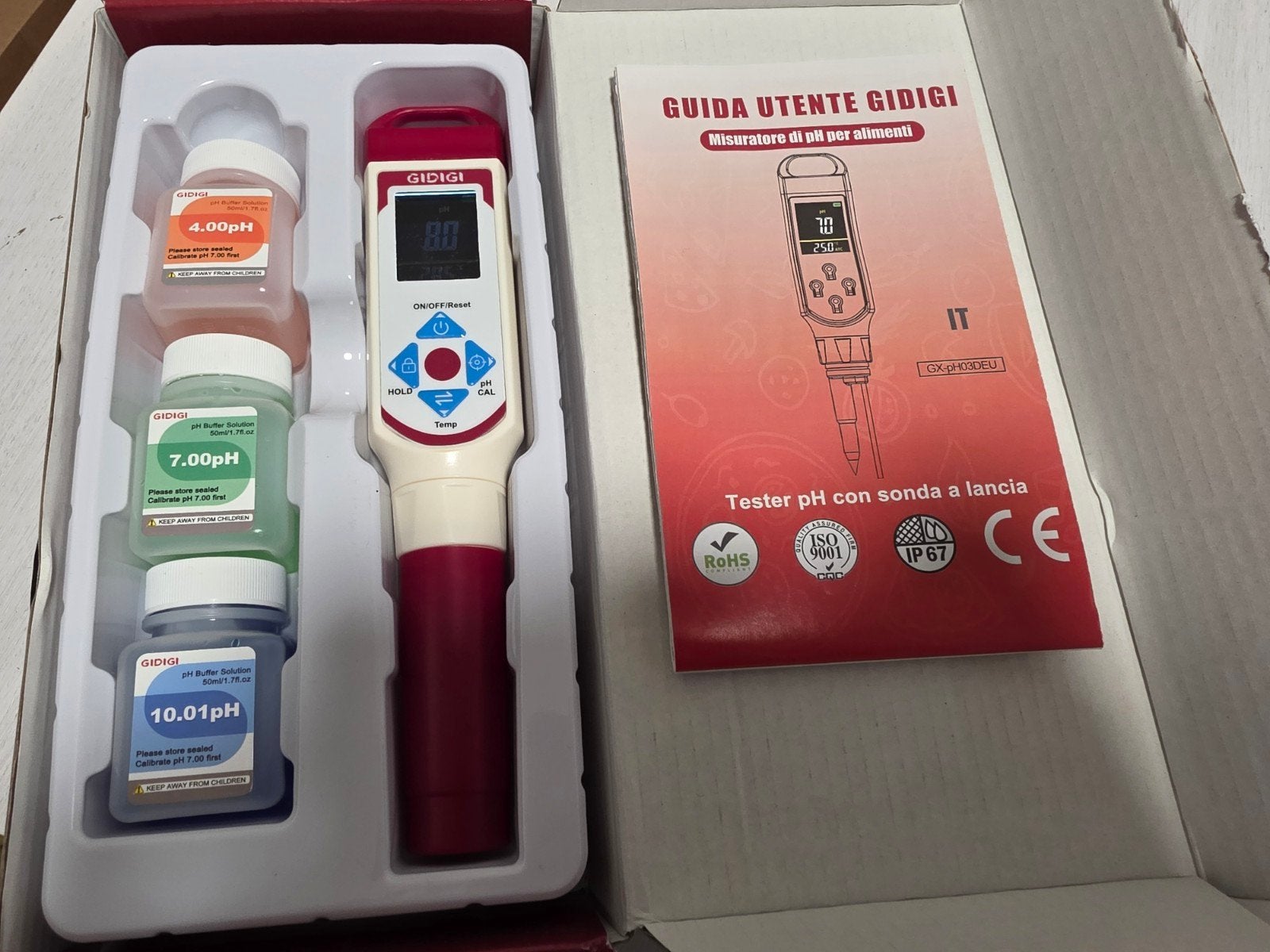 zo goed als nieuwe,  professionele digitale voedsel pH meter, Ophalen of Verzenden, Zo goed als nieuw, Overige typen