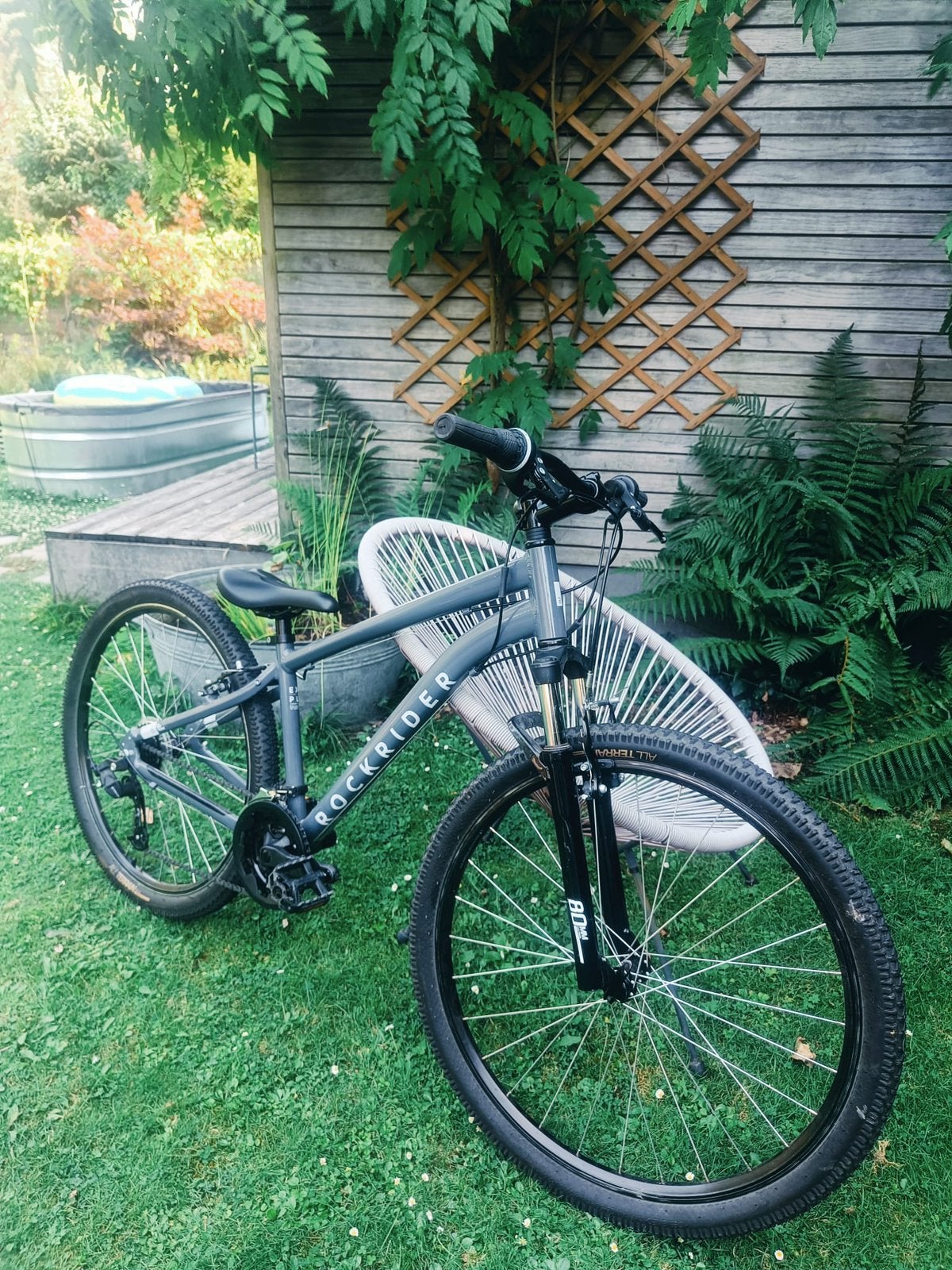 Rockrider MTB EXPL 50 lichtgrijs, Fietsen en Brommers, Ophalen, Zo goed als nieuw