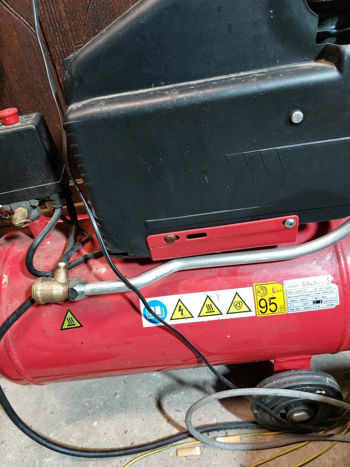 Compresseur 24 litres 2.5hp 1.8kw, Moins de 25 litres, Comme neuf, Enlèvement, 6 à 10 bars
