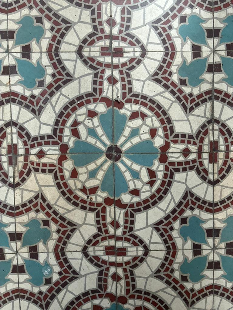 Authentieke tegels, vintage karaktervloer, Doe-het-zelf en Bouw, Tegels, Gebruikt, Vloertegels, Overige materialen, Minder dan 20 cm