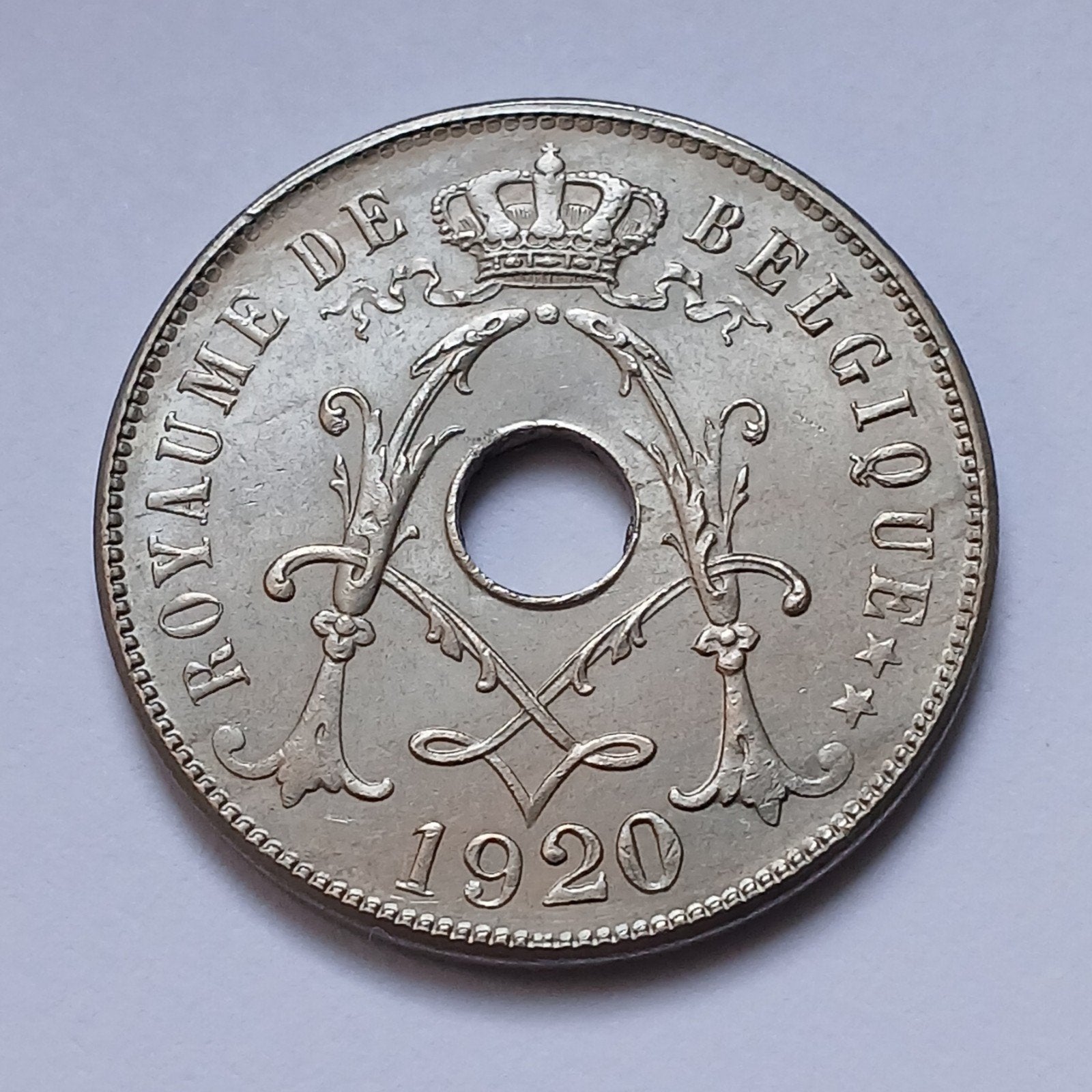25 centimes 1920, Postzegels en Munten, Munten | België, Ophalen of Verzenden