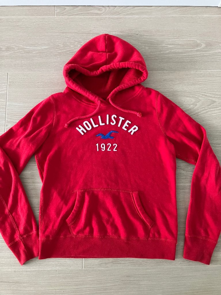 Zachte, warme hoodie Hollister, maat medium, Vêtements | Hommes, Pulls & Vestes, Rouge, Enlèvement ou Envoi, Porté, Taille 48/50 (M)
