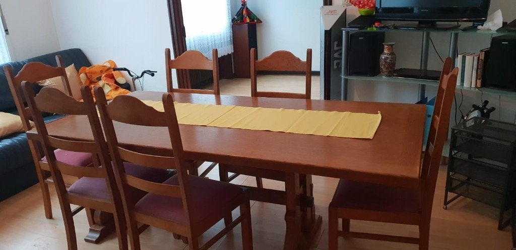 Table à manger avec chaises, Cinq personnes ou plus, 150 à 200 cm, 50 à 100 cm, Enlèvement