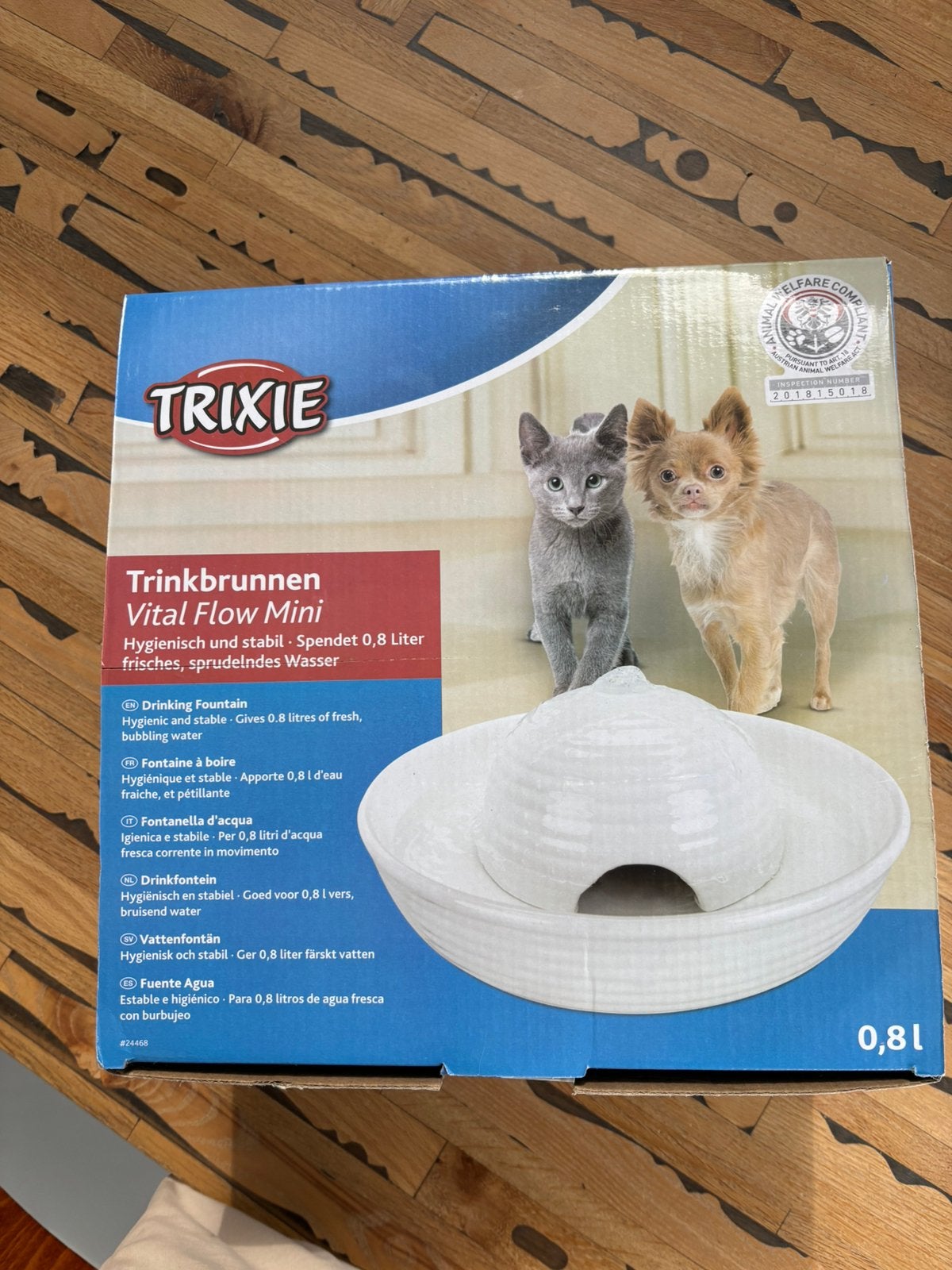 Drinkfontein huisdier, Dieren en Toebehoren, Kattenvoerbakken en Drinkbakken, Ophalen of Verzenden, Zo goed als nieuw
