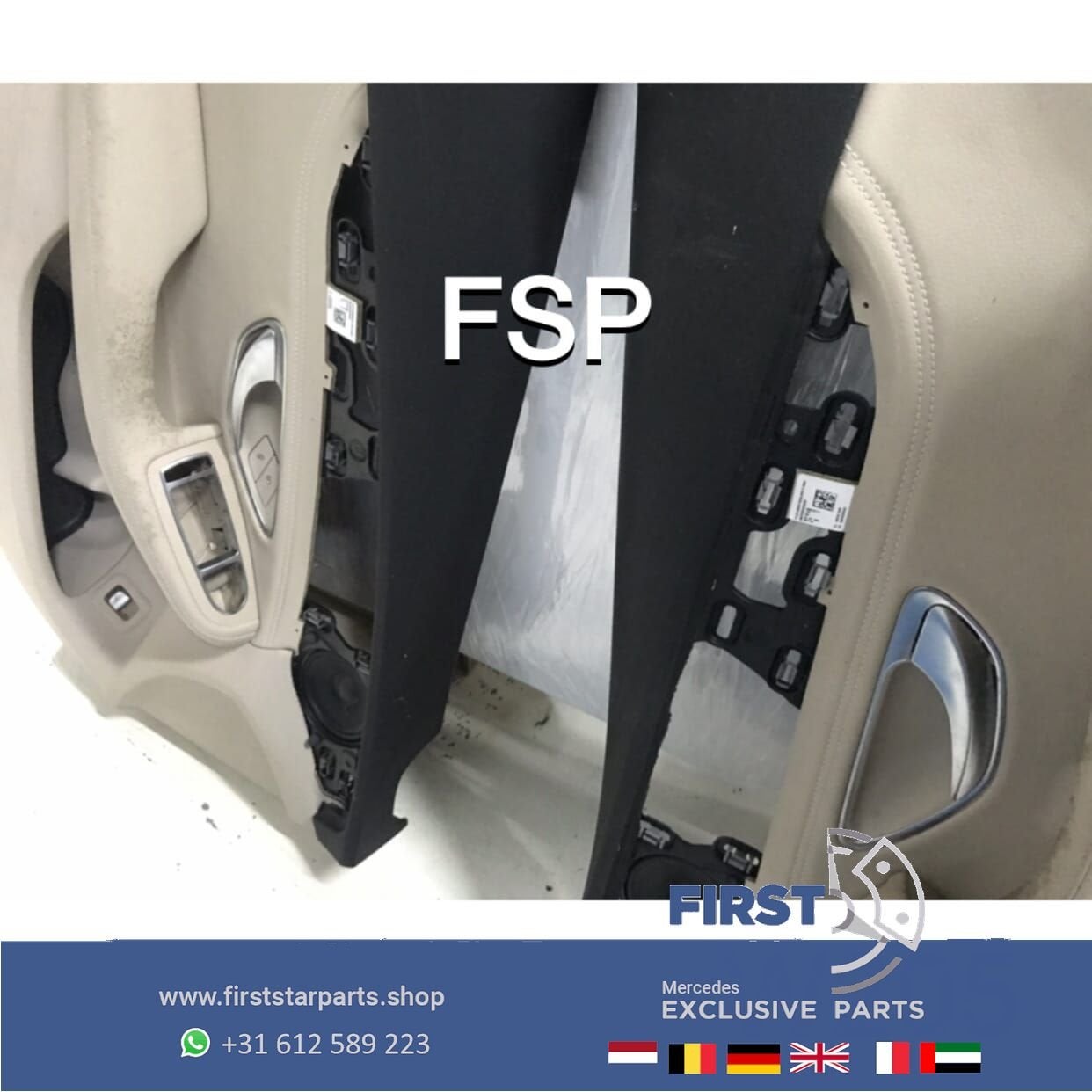 W205 CREME/BEIGE DEURPANEEL Mercedes C KLASSE 2014-2020 DEUR, -, -, -