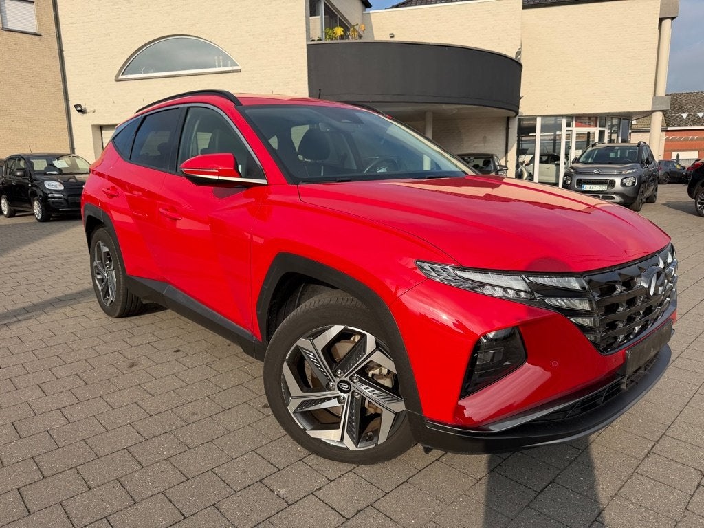 Hyundai Tucson 1.6 Hybride léger, Autos, Rouge, Euro 6, Entreprise, Carnet d'entretien