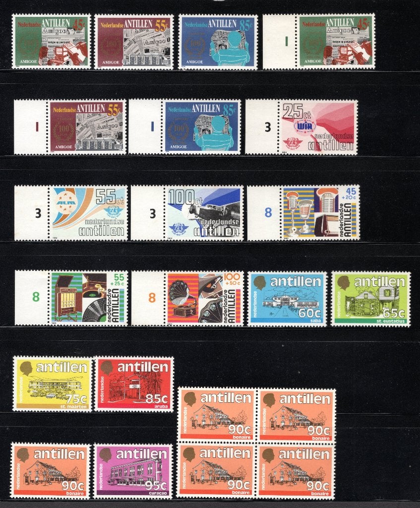 NL. ANTILLES Lot 1984 MNH, Timbres & Monnaies, Timbres | Antilles néerlandaises, Envoi, Non oblitéré