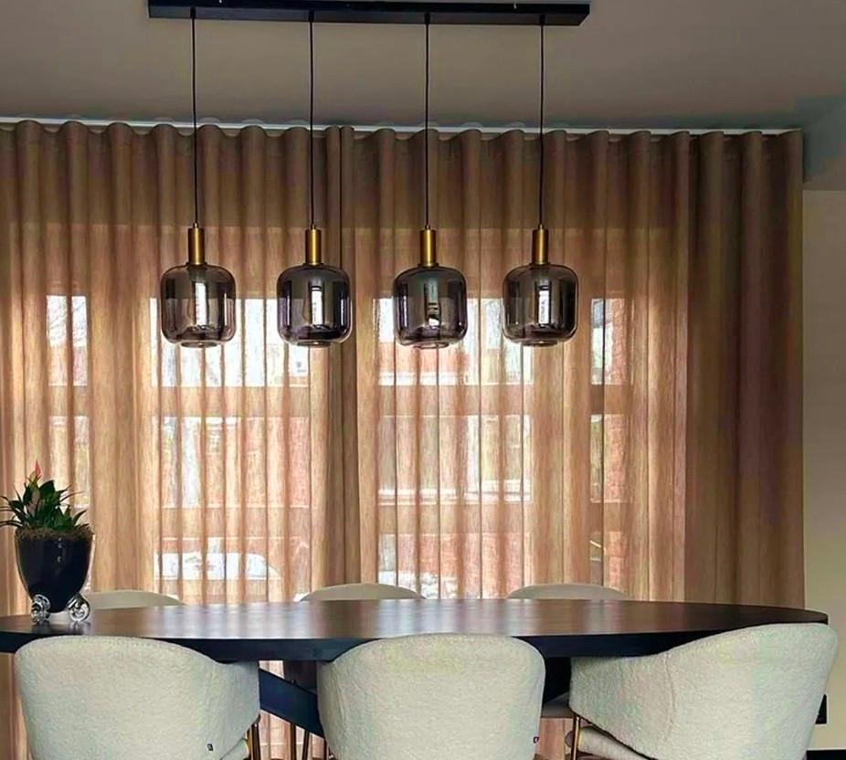 Luminaire suspendu Globe en verre, Ophalen, Glas