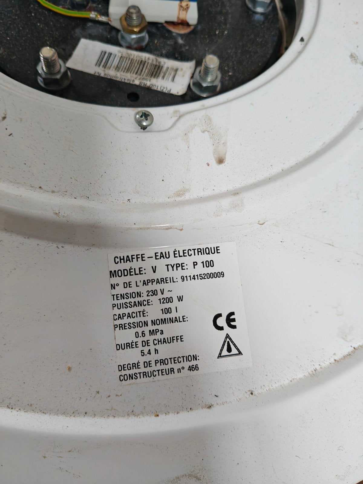 Elektrische boiler voor warmwater en expansievat, Ophalen, Boiler