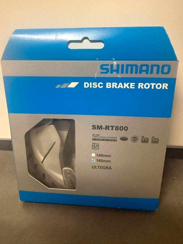 Shimano Ultegra Disc Brake Rotor 160mm – SM-RT800 Centerlock, Fietsen en Brommers, Ophalen, Nieuw, Gravelbike