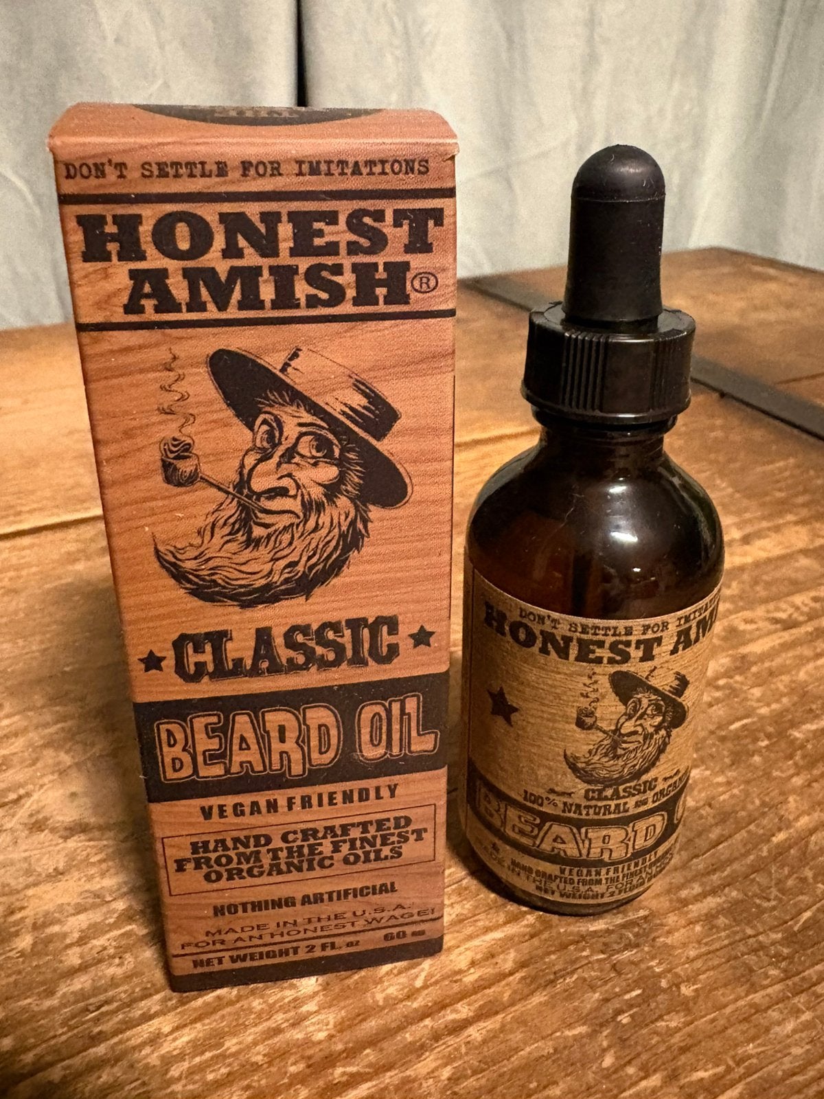 HUILE A BARBE USA HONEST AMISH grand flacon NEUF, Enlèvement ou Envoi, Neuf, Soins