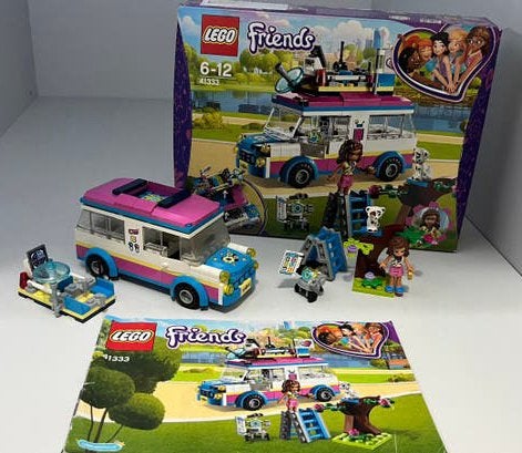 LEGO  Friends 41333 - Olivia's missievoertuig, Gebruikt, Lego, Friends, Ophalen of Verzenden