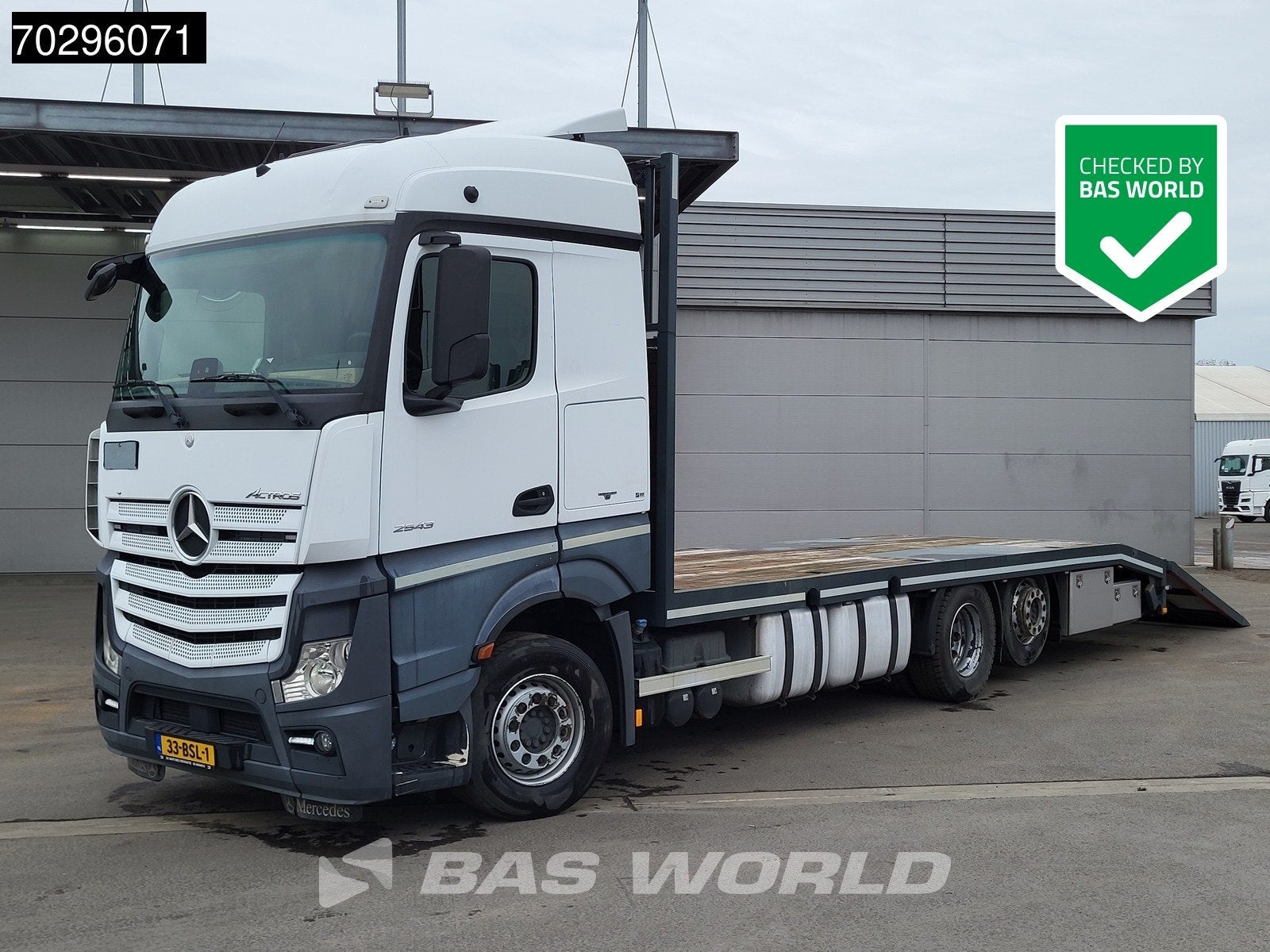 Mercedes Actros Actros 2543 6X2 NL-Truck Machine transporter, Autos, Achat, Euro 6, Entreprise, Mercedes-Benz