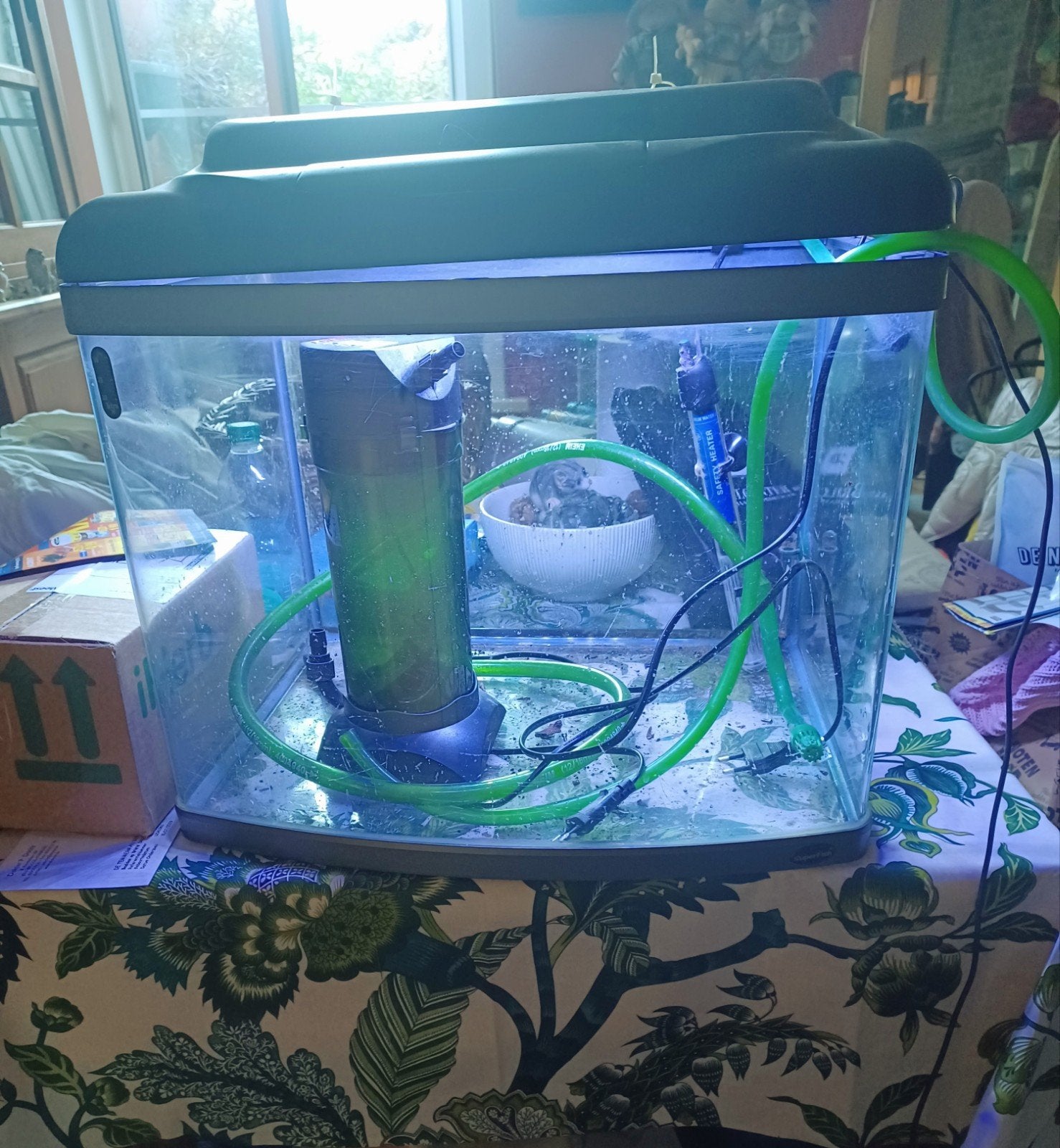 aquarium superfish panorama 58 l, Dieren en Toebehoren, Ophalen, Verwarming, Superfish