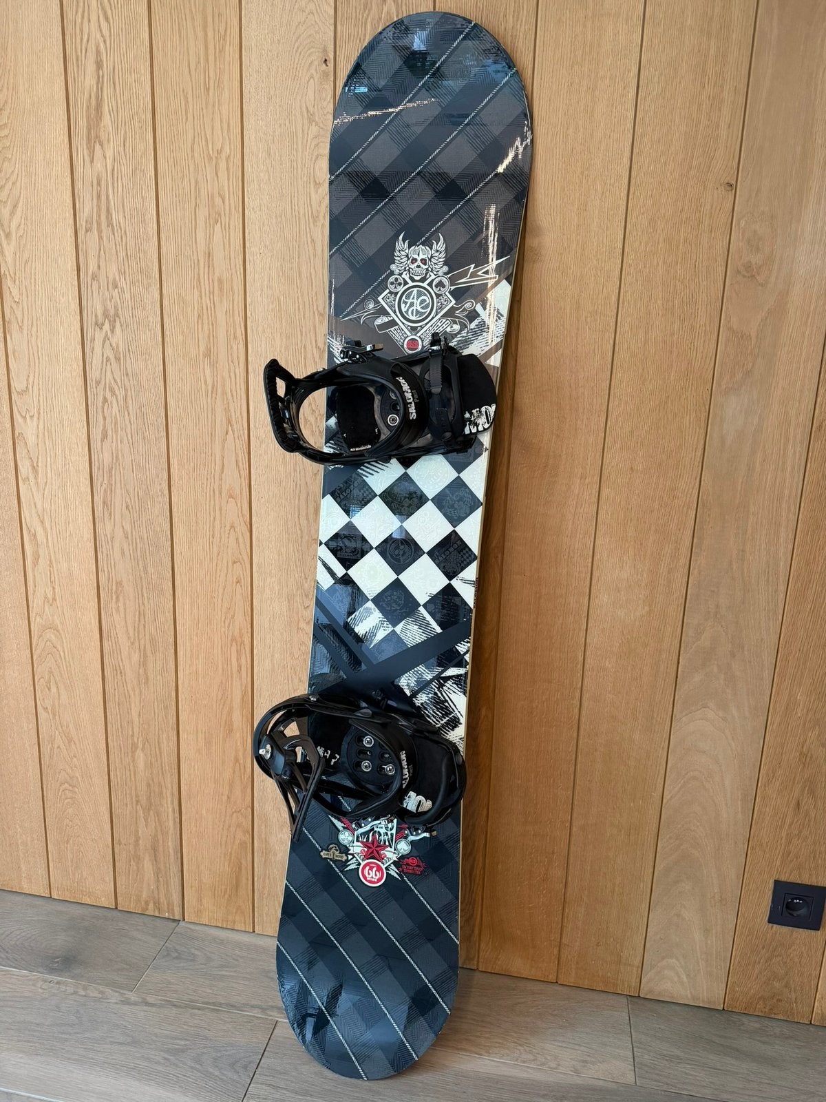 Snowboard + bindingen (schoenen optioneel), Ophalen, Gebruikt