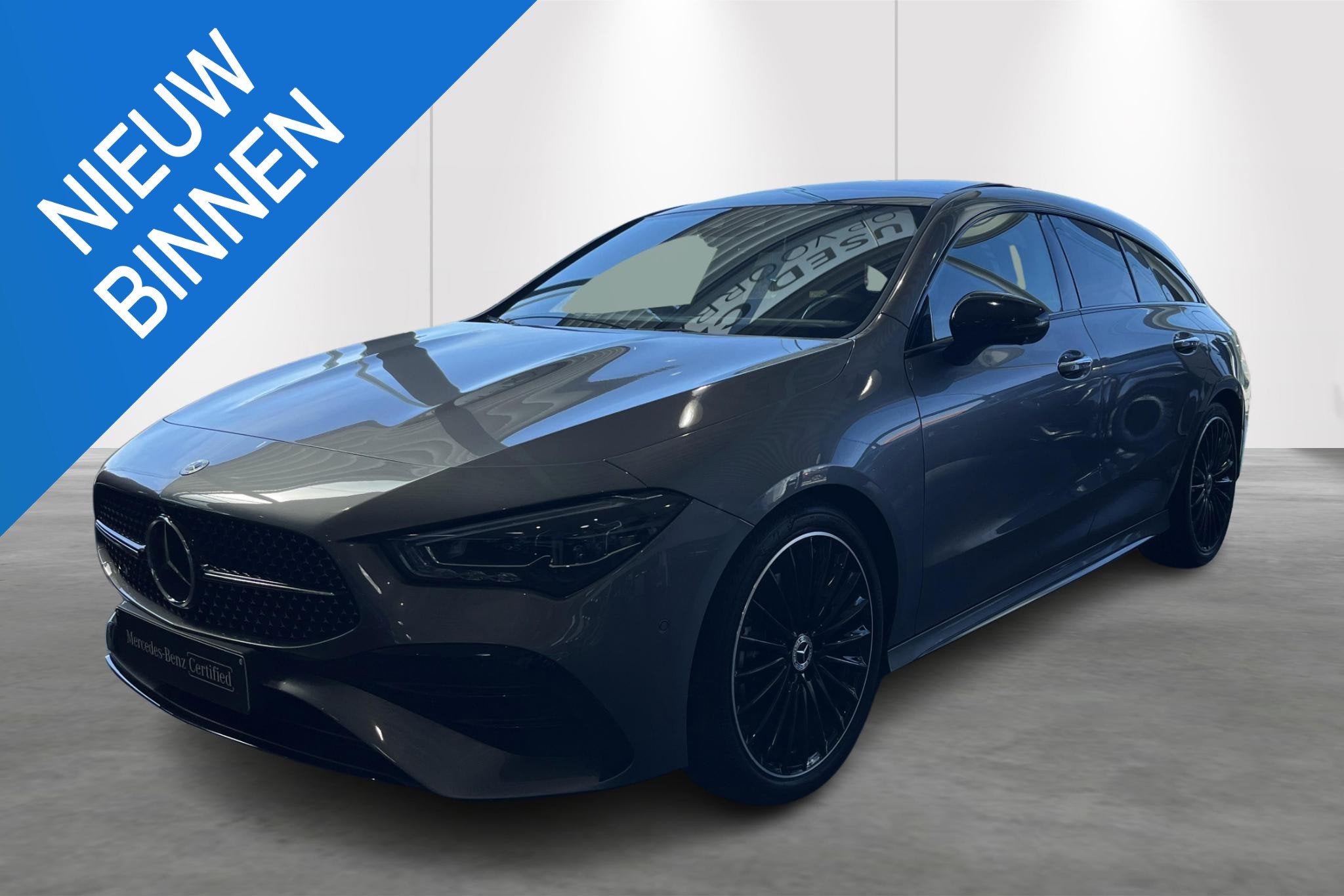Mercedes-Benz CLA Shooting Brake CLA 200 AMG Line, Auto's, Gebruikt, Zwart, 120 kW, Bedrijf