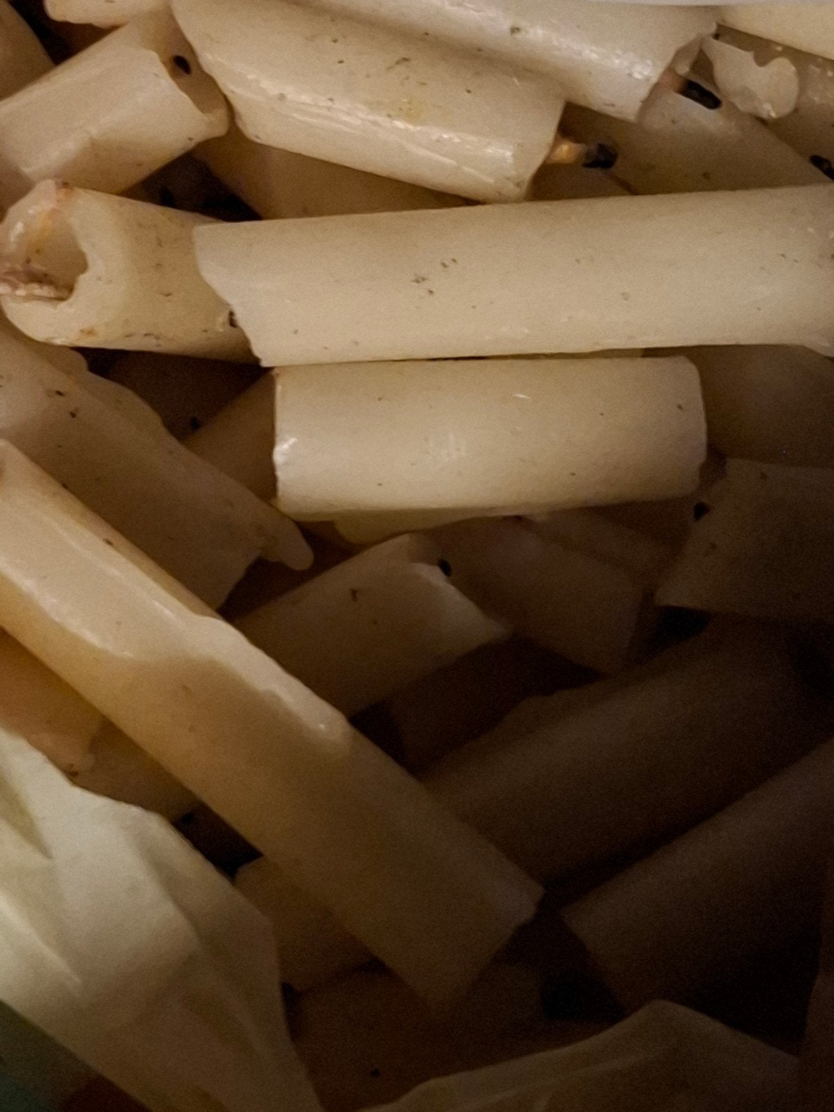 kaarsen resten,  3 dozen. kaarsvet, Ophalen