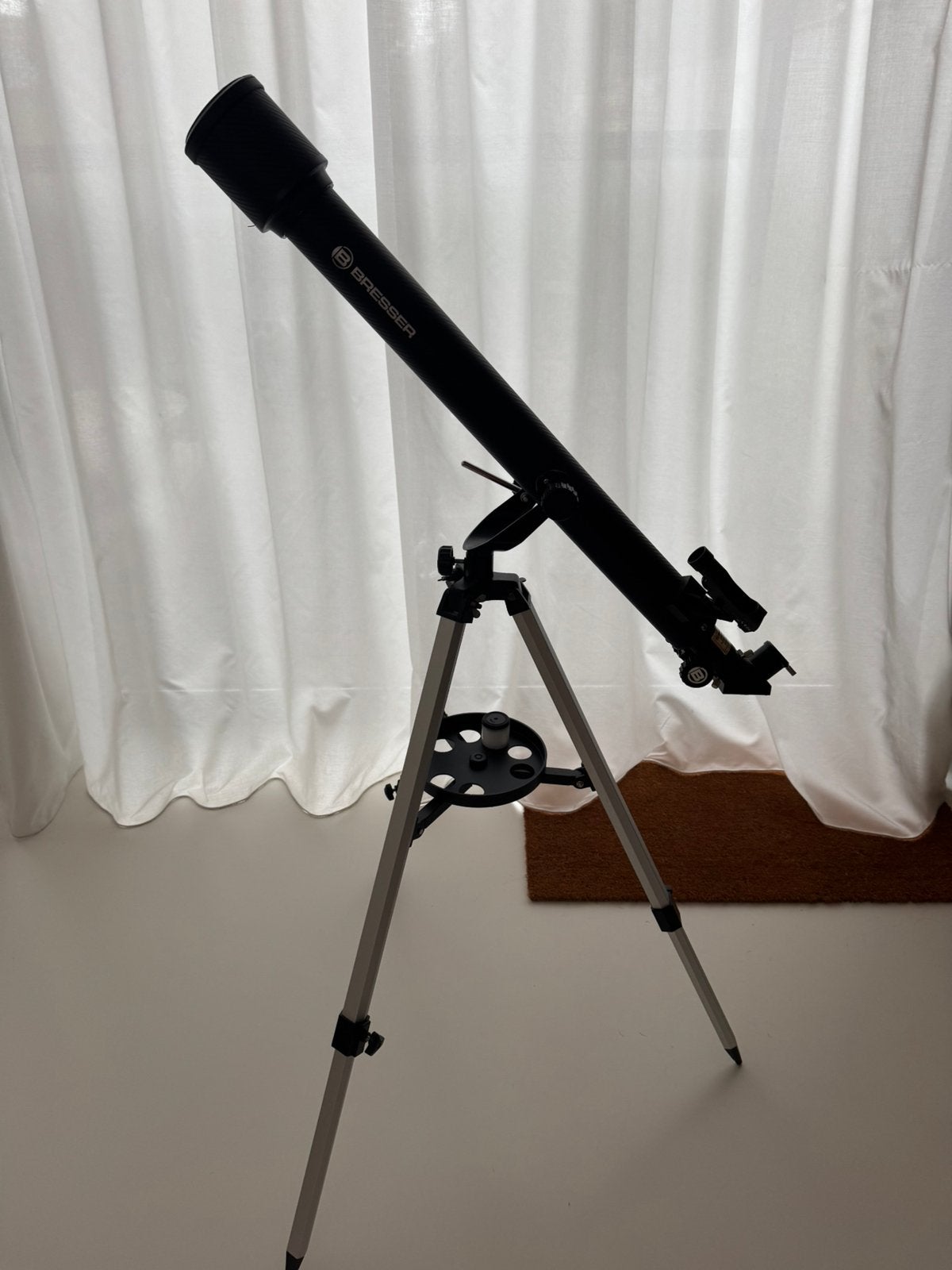 Bresser refractor telescoop 60/800 AZ, Audio, Tv en Foto, Ophalen of Verzenden, Nieuw, Lenzentelescoop (refractor), Met statief