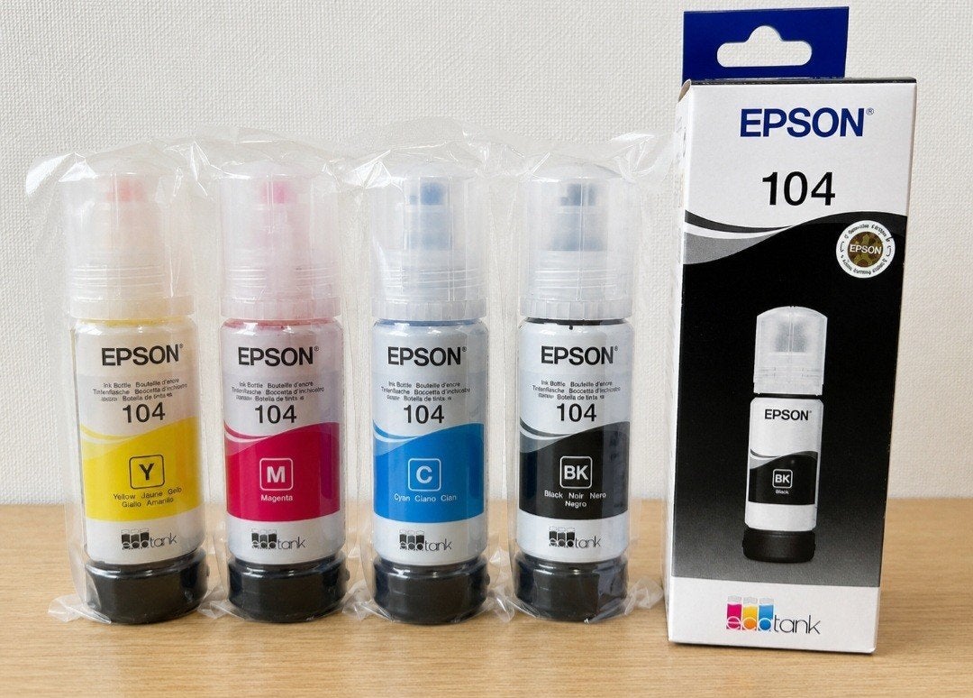 Epson 104 EcoTank inktset – bijna volledig, Computers en Software, Printerbenodigdheden, Ophalen