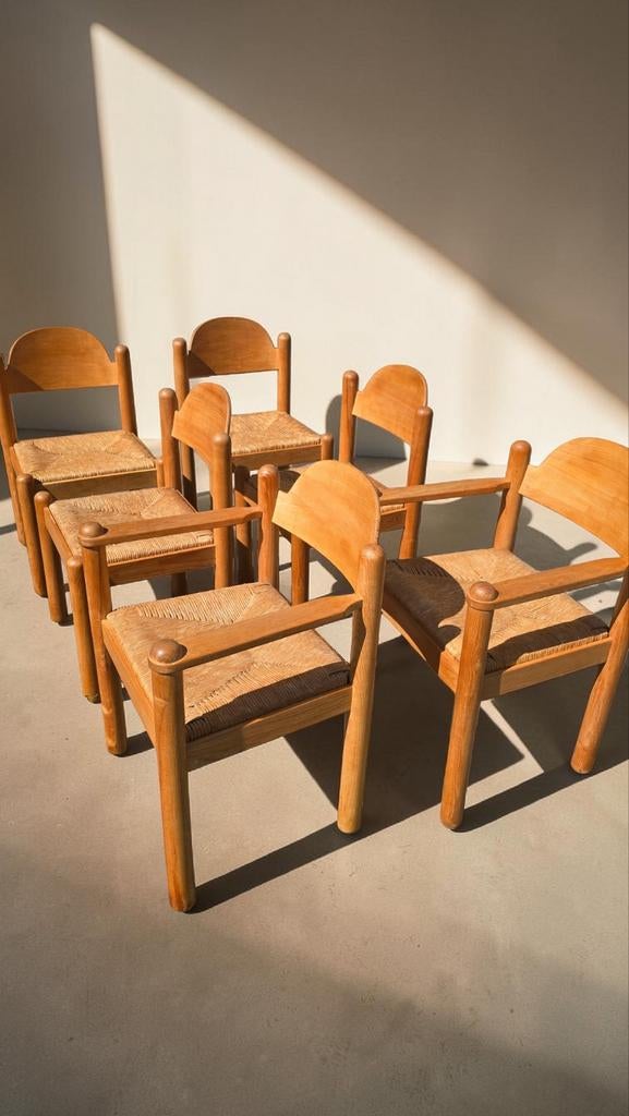 6 chaises longues vintage Padova Hans Lowenstein,, Enlèvement ou Envoi