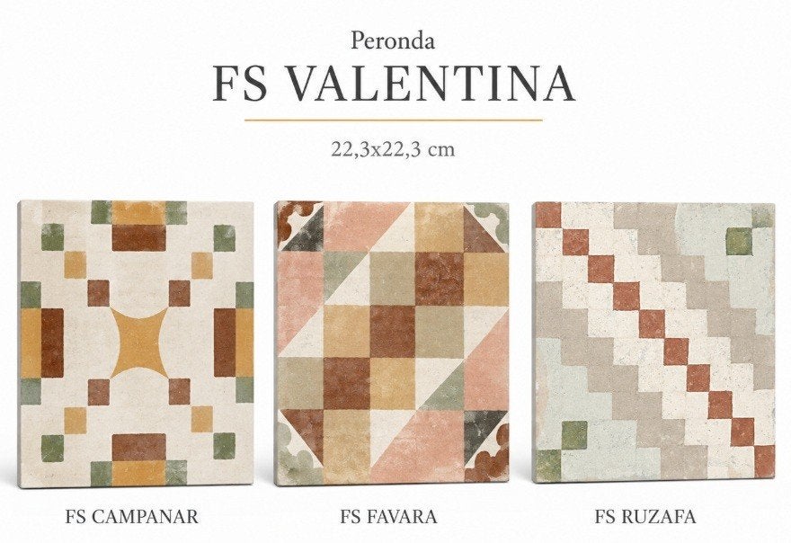 Vintage tegels - peronda ceramica - vloertegels - wandtegels, Huis en Inrichting, Woonaccessoires | Etagères, Verzenden, Nieuw