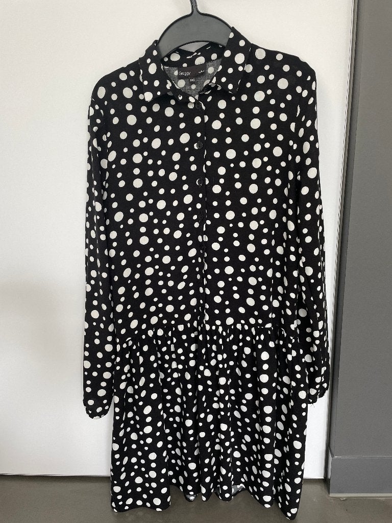 Zwart kleedje maat XXS van JBC, Ophalen of Verzenden, Zo goed als nieuw, Maat 34 (XS) of kleiner, Boven de knie