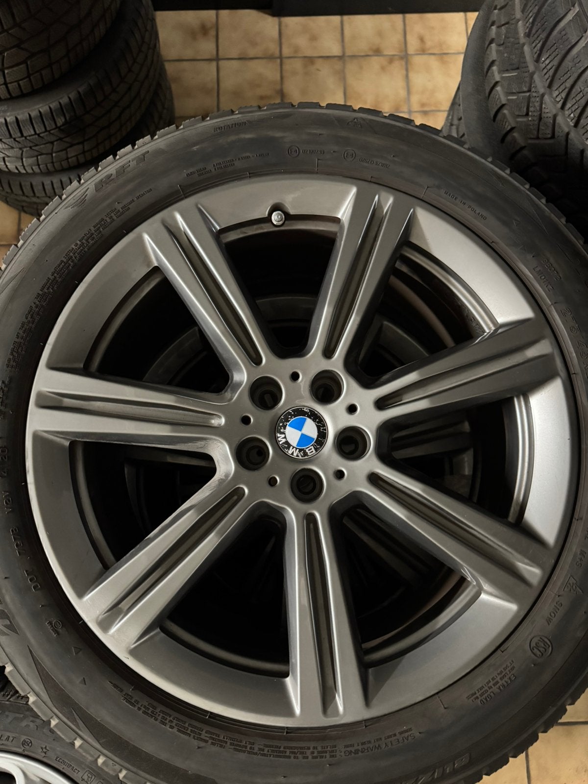 4 Jantes BMW X5 G05 / X6 G06 20” + pneus hiver Bridgestone, Pneus hiver, Pneu(s), Enlèvement, 20 pouces