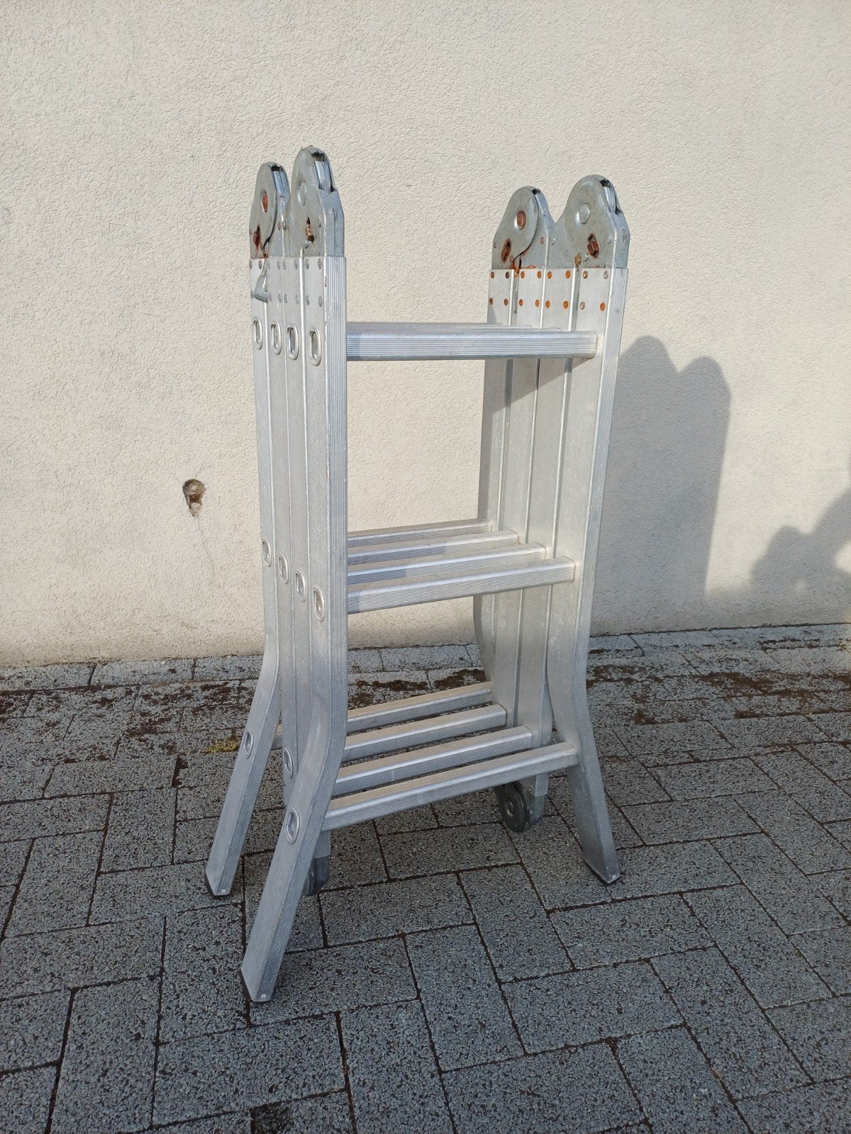 vouwladder, Doe-het-zelf en Bouw, Ladders en Trappen, Ophalen