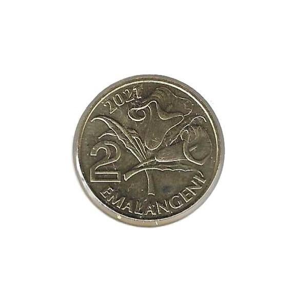 Swaziland, 2 Emalangeni 2021., Timbres & Monnaies, Monnaies | Afrique, Enlèvement ou Envoi, Autres pays, Monnaie en vrac