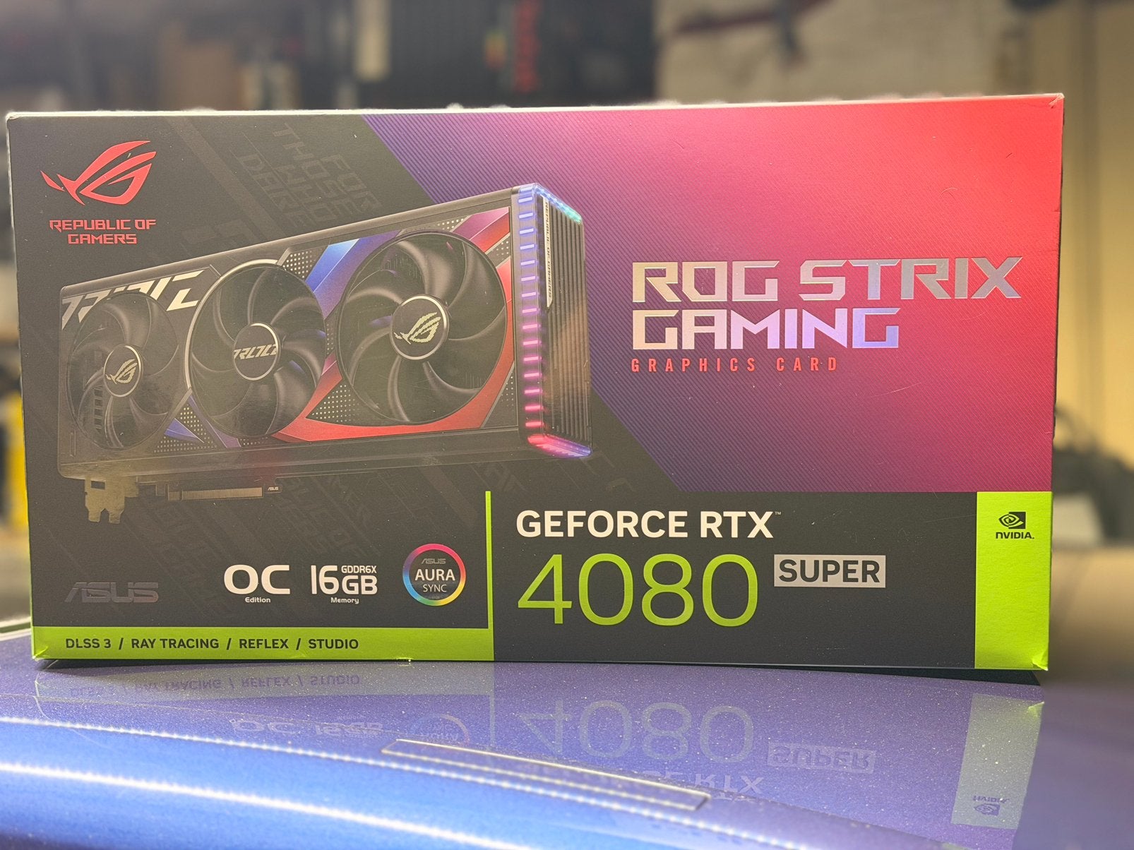 Rtx 4080 Super ASUS ROG, Enlèvement ou Envoi, GDDR6, PCI-Express 4, Comme neuf