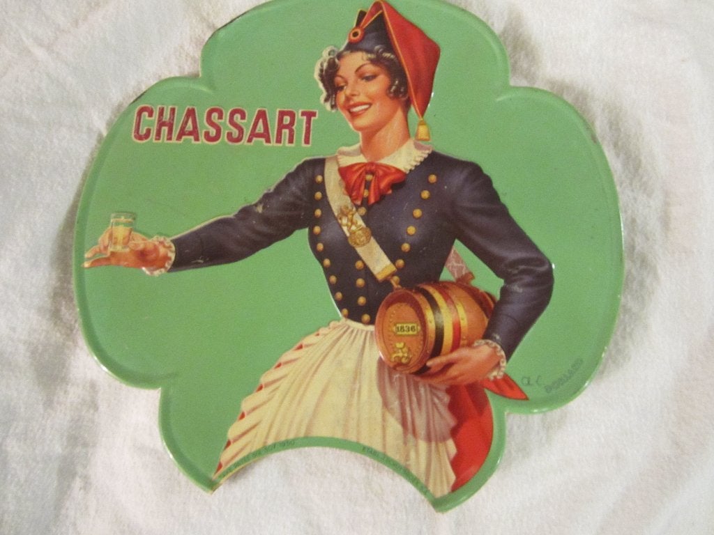 Plaque métal GIN Chassart, Collections, Enlèvement ou Envoi, Comme neuf