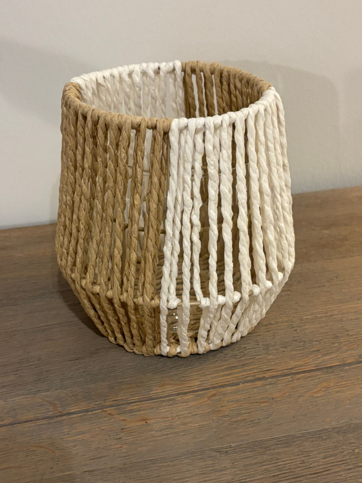Lanterne en corde tissée - Maisons du Monde, Enlèvement ou Envoi, Neuf, Matériau naturel